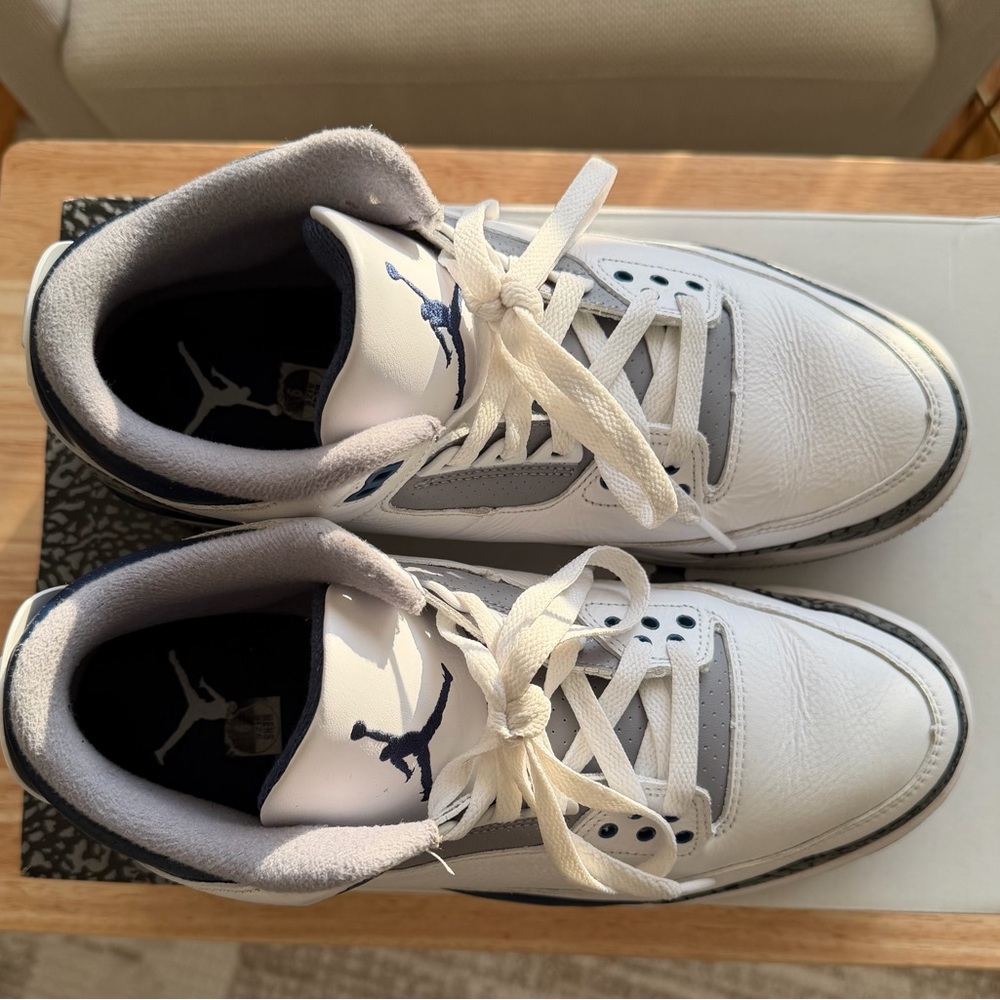 Jordan Retro 3 Midnight Navy (Preloved) - Picture 6 of 12